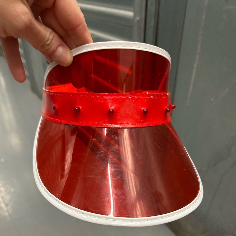 Vintage Red Visor